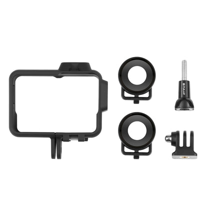 PULUZ Plastic Frame Case with Lens Guard for Insta360 One RS 360 Edition(Black) by PULUZ