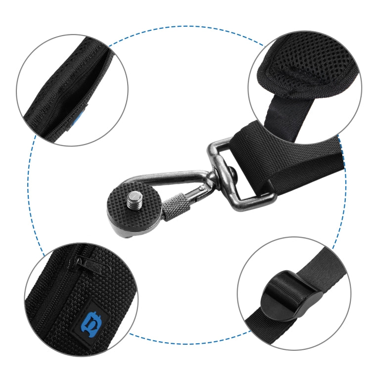 PULUZ Quick Release Anti-Slip Soft Pad Nylon Single Shoulder Camera Strap with Metal Hook for SLR / DSLR Cameras by PULUZ