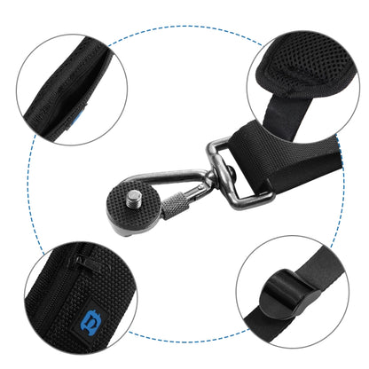 PULUZ Quick Release Anti-Slip Soft Pad Nylon Single Shoulder Camera Strap with Metal Hook for SLR / DSLR Cameras by PULUZ