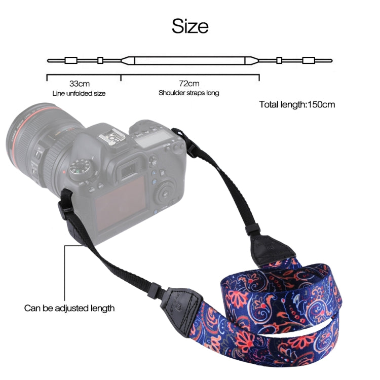 PULUZ Retro Ethnic Style Multi-color Series Shoulder Neck Strap Camera Strap for SLR / DSLR Cameras by PULUZ