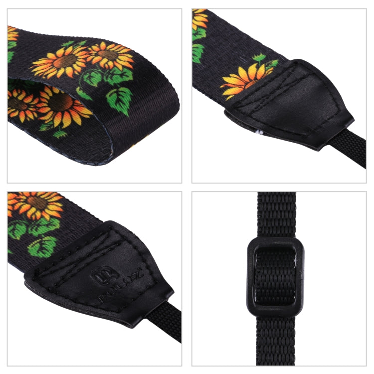 PULUZ Retro Ethnic Style Multi-color Series Sunflower Shoulder Neck Strap Camera Strap for SLR / DSLR Cameras by PULUZ