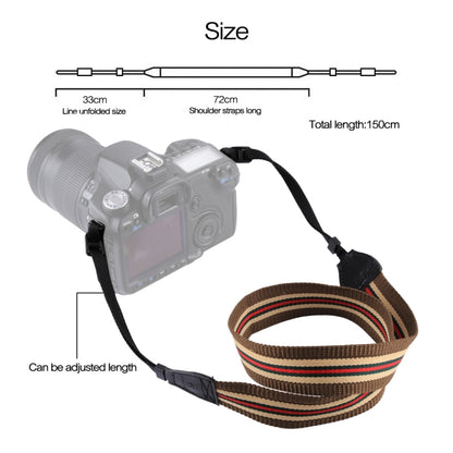 PULUZ Retro Ethnic Style Multi-color Series Stripe Shoulder Neck Strap Camera Strap for SLR / DSLR Cameras by PULUZ