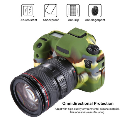 PULUZ Soft Silicone Protective Case for Canon EOS 6D(Camouflage) by PULUZ
