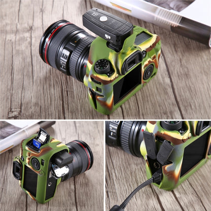 PULUZ Soft Silicone Protective Case for Canon EOS 6D(Camouflage) by PULUZ