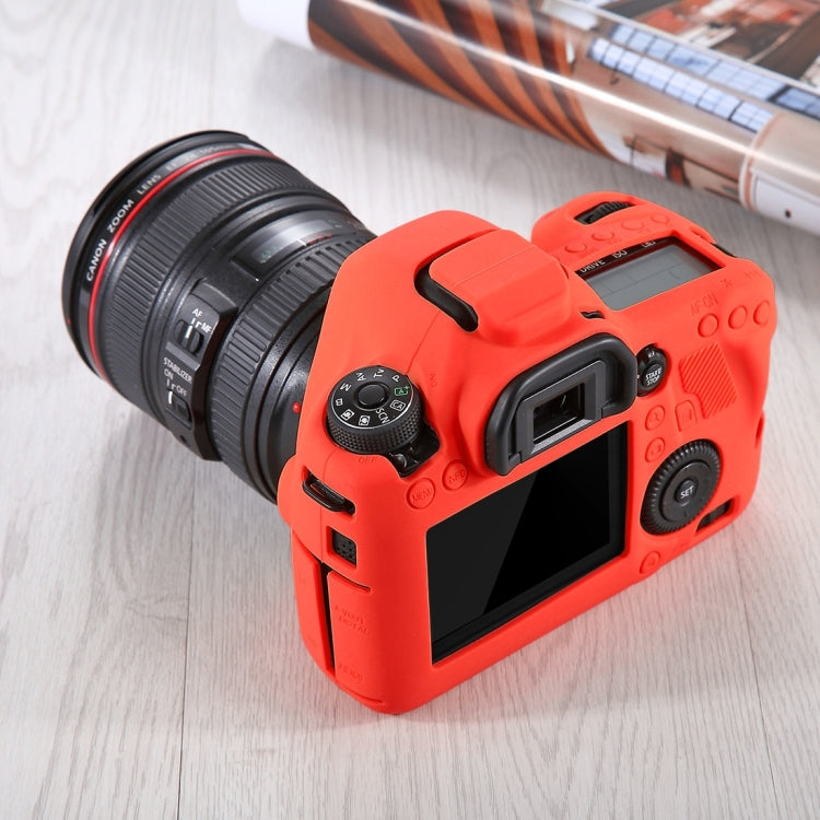 PULUZ Soft Silicone Protective Case for Canon EOS 6D(Red) by PULUZ