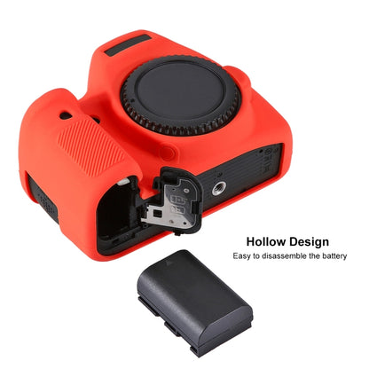 PULUZ Soft Silicone Protective Case for Canon EOS 6D(Red) by PULUZ