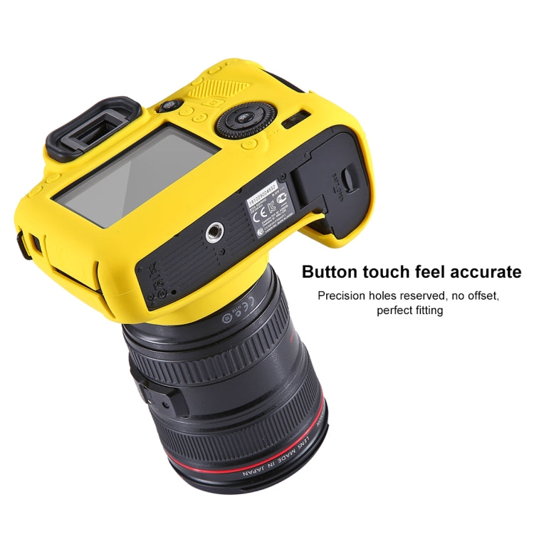 PULUZ Soft Silicone Protective Case for Canon EOS 6D(Yellow) by PULUZ