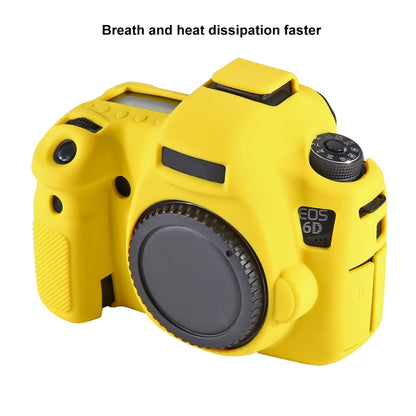 PULUZ Soft Silicone Protective Case for Canon EOS 6D(Yellow) by PULUZ