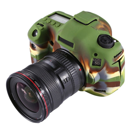PULUZ Soft Silicone Protective Case for Canon EOS 5D Mark III / 5D3(Camouflage) by PULUZ