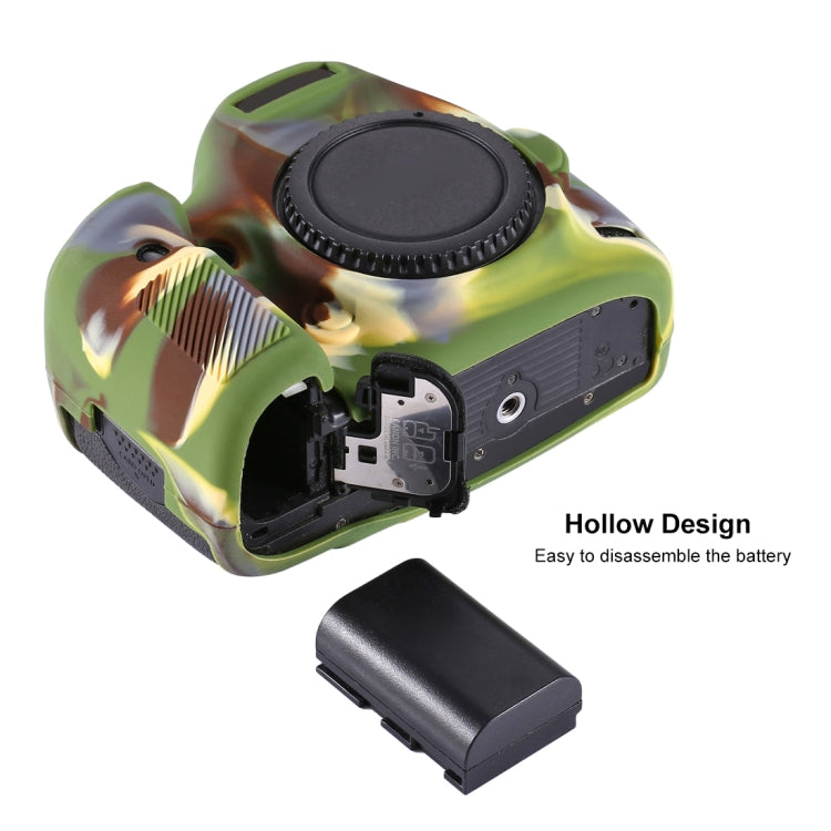PULUZ Soft Silicone Protective Case for Canon EOS 5D Mark III / 5D3(Camouflage) by PULUZ