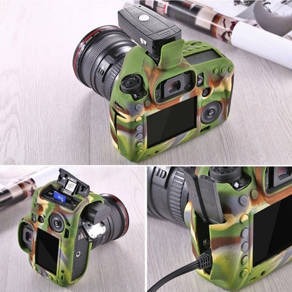 PULUZ Soft Silicone Protective Case for Canon EOS 5D Mark III / 5D3(Camouflage) by PULUZ