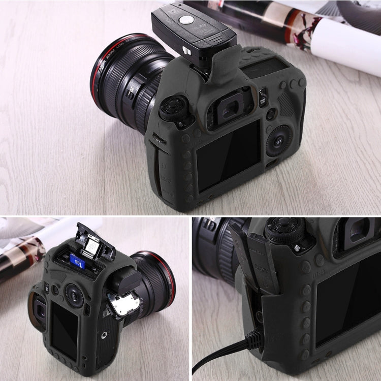 PULUZ Soft Silicone Protective Case for Canon EOS 5D Mark III / 5D3(Black) by PULUZ