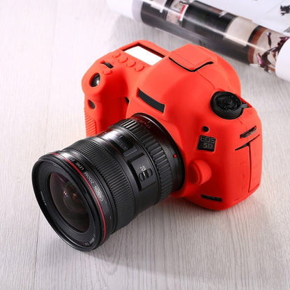 PULUZ Soft Silicone Protective Case for Canon EOS 5D Mark III / 5D3(Red) by PULUZ