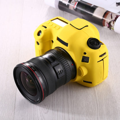 PULUZ Soft Silicone Protective Case for Canon EOS 5D Mark III / 5D3(Yellow) by PULUZ