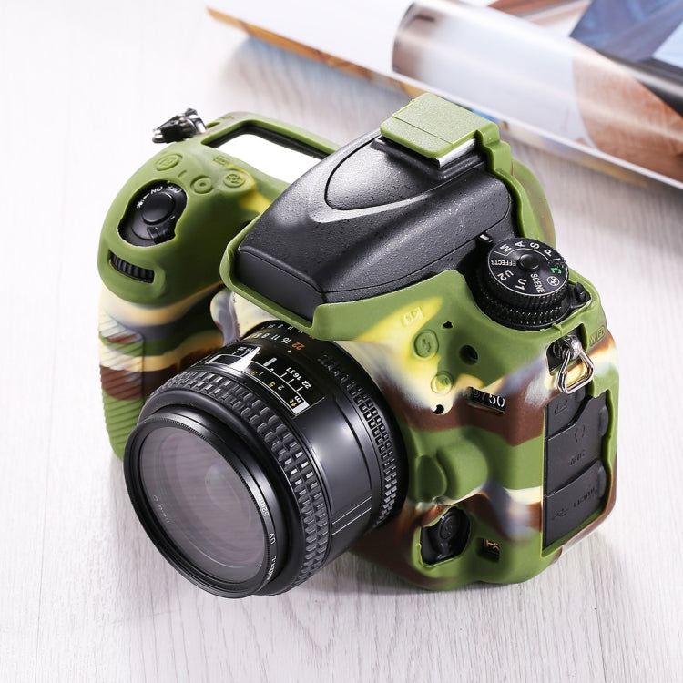 PULUZ Soft Silicone Protective Case for Nikon D750(Camouflage) by PULUZ