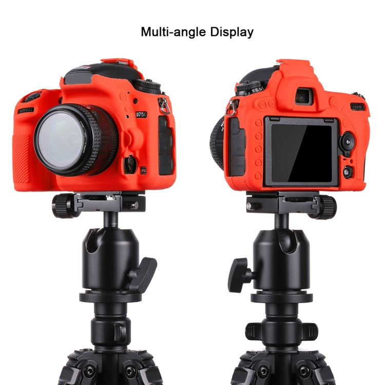 PULUZ Soft Silicone Protective Case for Nikon D750(Red) by PULUZ