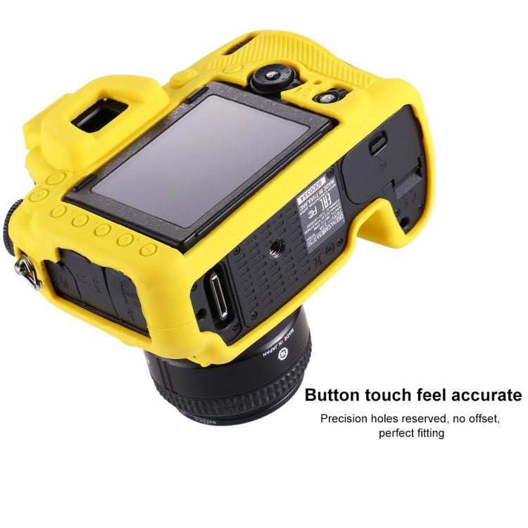 PULUZ Soft Silicone Protective Case for Nikon D750(Yellow) by PULUZ