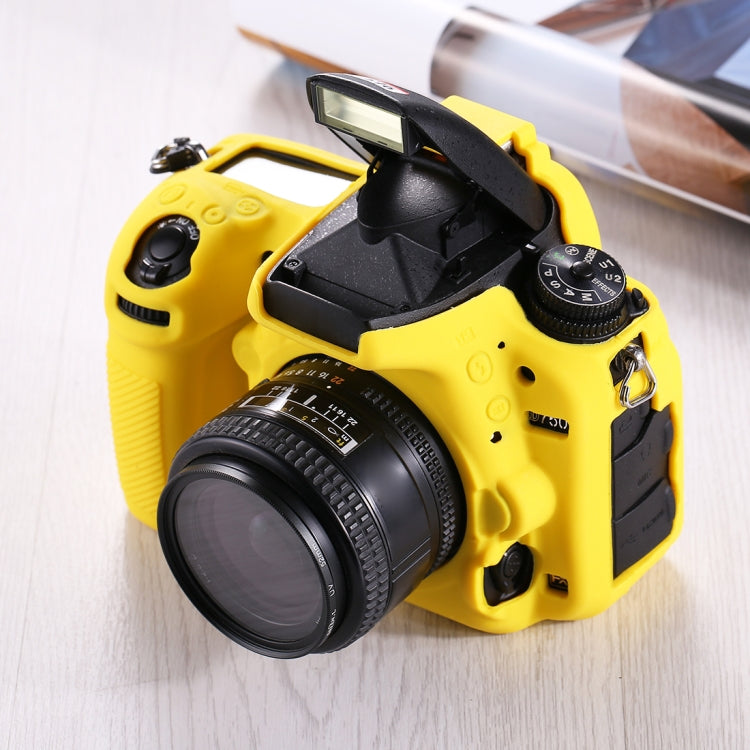 PULUZ Soft Silicone Protective Case for Nikon D750(Yellow) by PULUZ