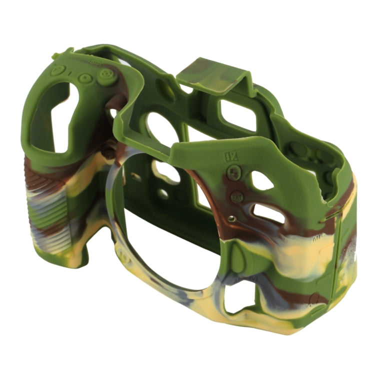 PULUZ Soft Silicone Protective Case for Nikon D7200 /D7100(Camouflage) by PULUZ