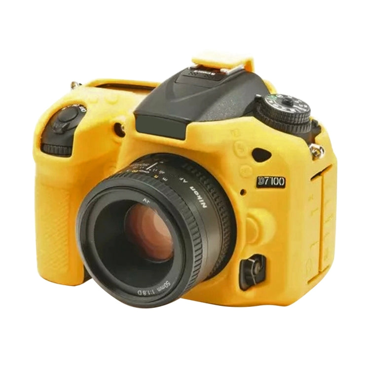 PULUZ Soft Silicone Protective Case for Nikon D7200 /D7100(Yellow) by PULUZ
