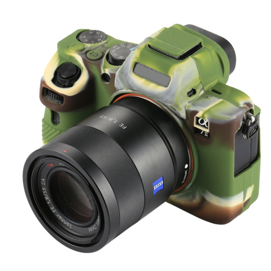 PULUZ Soft Silicone Protective Case for Sony ILCE-7MII / 7SMII / 7RMII(Camouflage) by PULUZ
