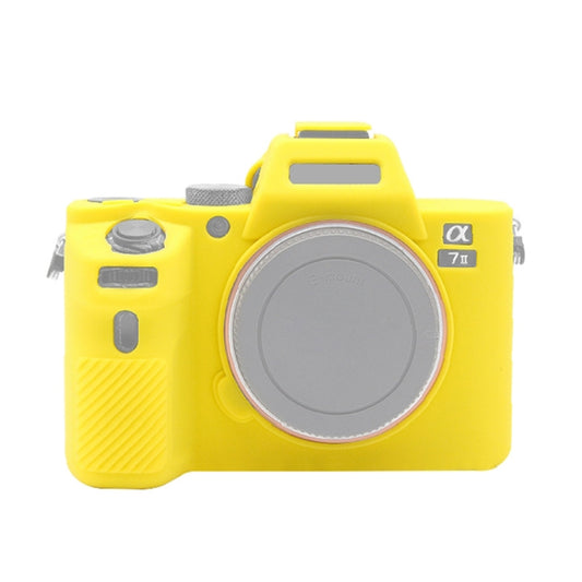 PULUZ Soft Silicone Protective Case for Sony ILCE-7MII / 7SMII / 7RMII(Yellow) by PULUZ