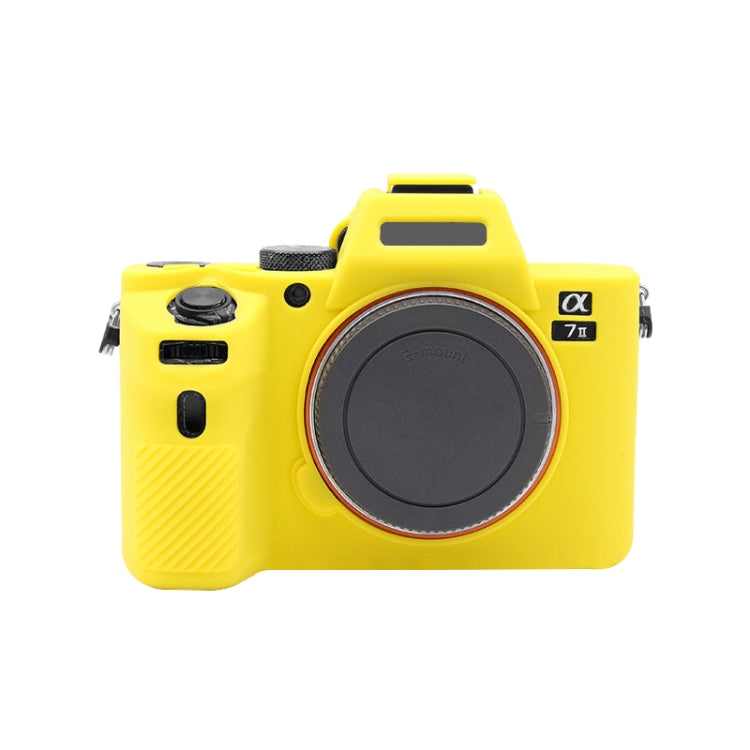 PULUZ Soft Silicone Protective Case for Sony ILCE-7MII / 7SMII / 7RMII(Yellow) by PULUZ