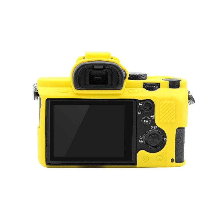 PULUZ Soft Silicone Protective Case for Sony ILCE-7MII / 7SMII / 7RMII(Yellow) by PULUZ