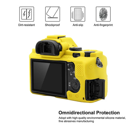 PULUZ Soft Silicone Protective Case for Sony ILCE-7MII / 7SMII / 7RMII(Yellow) by PULUZ