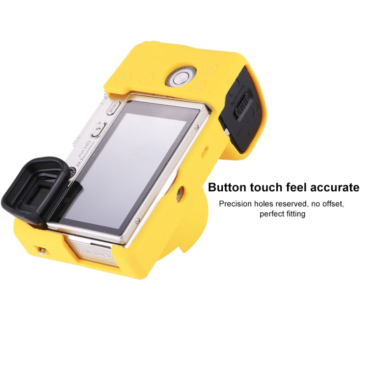 PULUZ Soft Silicone Protective Case for Sony ILCE-6000 / A6000(Yellow) by PULUZ