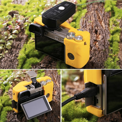 PULUZ Soft Silicone Protective Case for Sony ILCE-6000 / A6000(Yellow) by PULUZ