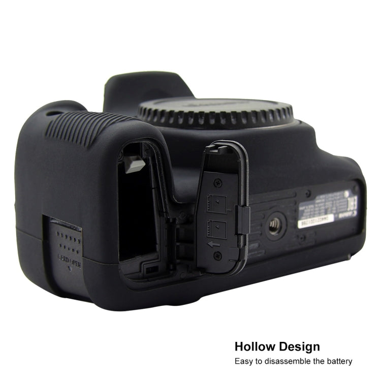 PULUZ Soft Silicone Protective Case for Canon EOS 800D(Black) by PULUZ