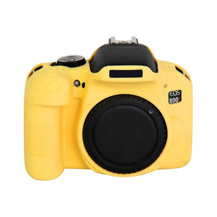 PULUZ Soft Silicone Protective Case for Canon EOS 800D(Yellow) by PULUZ