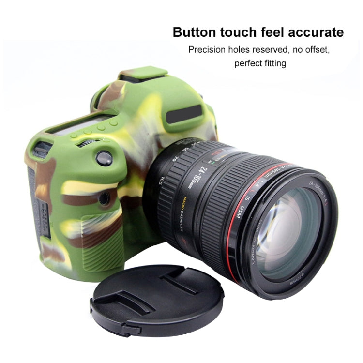 PULUZ Soft Silicone Protective Case for Canon EOS 5D Mark IV(Camouflage) by PULUZ