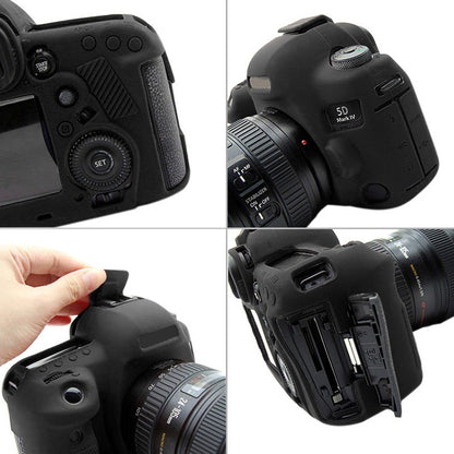 PULUZ Soft Silicone Protective Case for Canon EOS 5D Mark IV(Black) by PULUZ