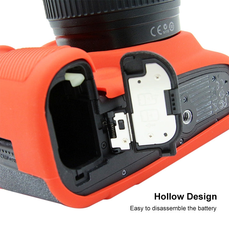 PULUZ Soft Silicone Protective Case for Canon EOS 5D Mark IV(Red) by PULUZ