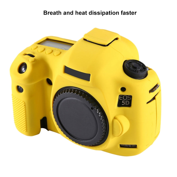 PULUZ Soft Silicone Protective Case for Canon EOS 5D Mark IV(Yellow) by PULUZ