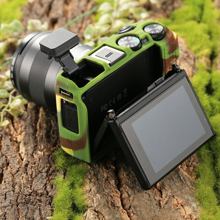 PULUZ Soft Silicone Protective Case for Canon EOS M3(Camouflage) by PULUZ