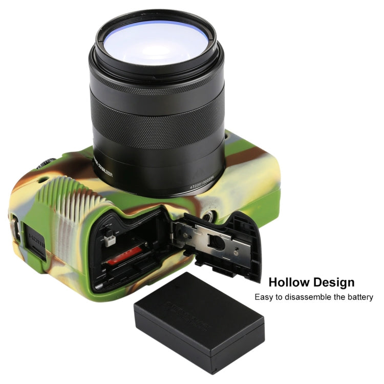 PULUZ Soft Silicone Protective Case for Canon EOS M3(Camouflage) by PULUZ