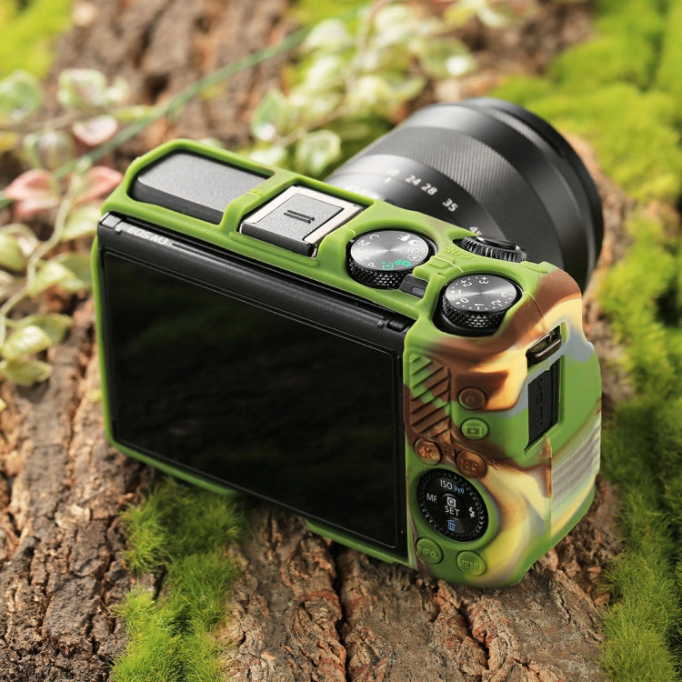 PULUZ Soft Silicone Protective Case for Canon EOS M3(Camouflage) by PULUZ