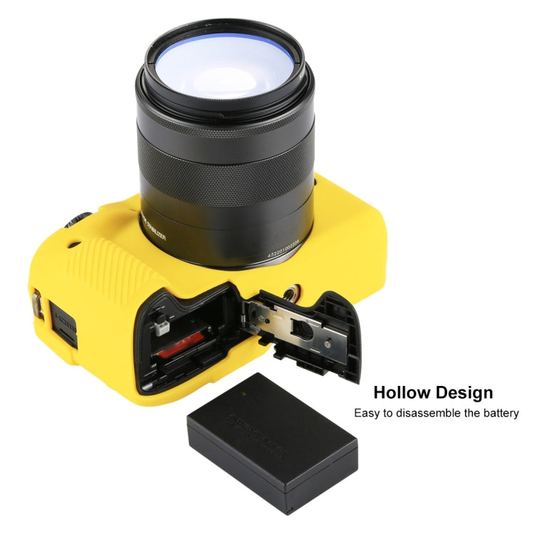 PULUZ Soft Silicone Protective Case for Canon EOS M3(Yellow) by PULUZ