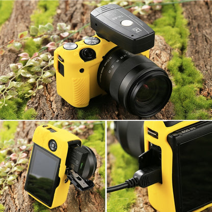 PULUZ Soft Silicone Protective Case for Canon EOS M3(Yellow) by PULUZ