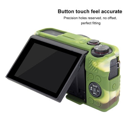 PULUZ Soft Silicone Protective Case for Canon EOS G7 X Mark II(Camouflage) by PULUZ
