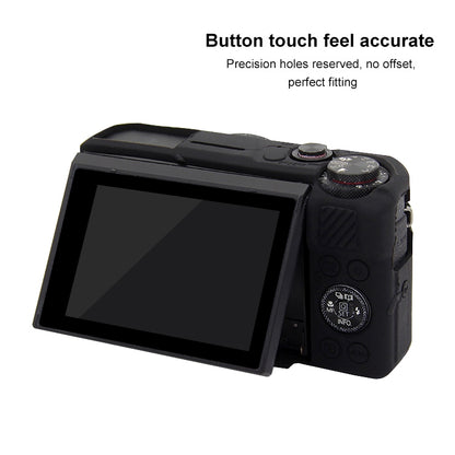 PULUZ Soft Silicone Protective Case for Canon EOS G7 X Mark II(Black) by PULUZ