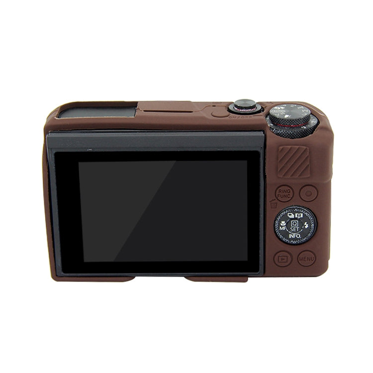 PULUZ Soft Silicone Protective Case for Canon EOS G7 X Mark II(Coffee) by PULUZ