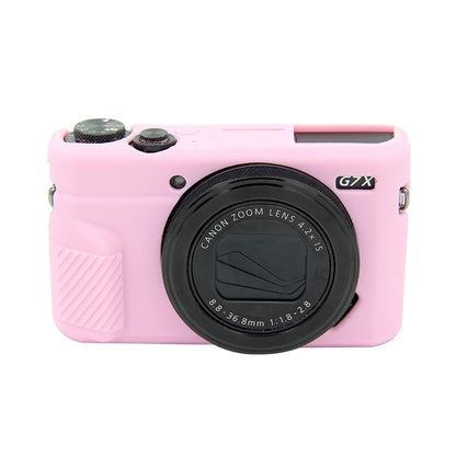 PULUZ Soft Silicone Protective Case for Canon EOS G7 X Mark II(Pink) by PULUZ