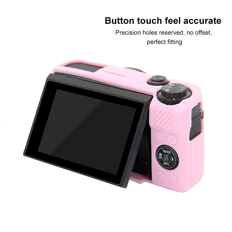 PULUZ Soft Silicone Protective Case for Canon EOS G7 X Mark II(Pink) by PULUZ