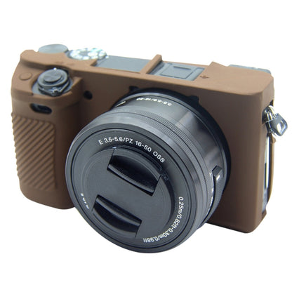 PULUZ Soft Silicone Protective Case for Sony ILCE-6300 / A6400(Coffee) by PULUZ