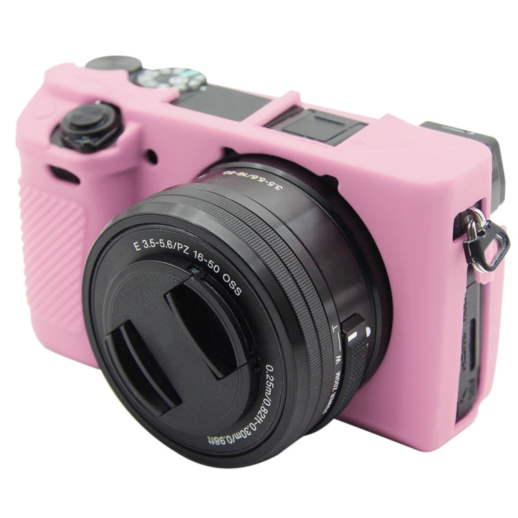 PULUZ Soft Silicone Protective Case for Sony ILCE-6300 / A6400(Pink) by PULUZ