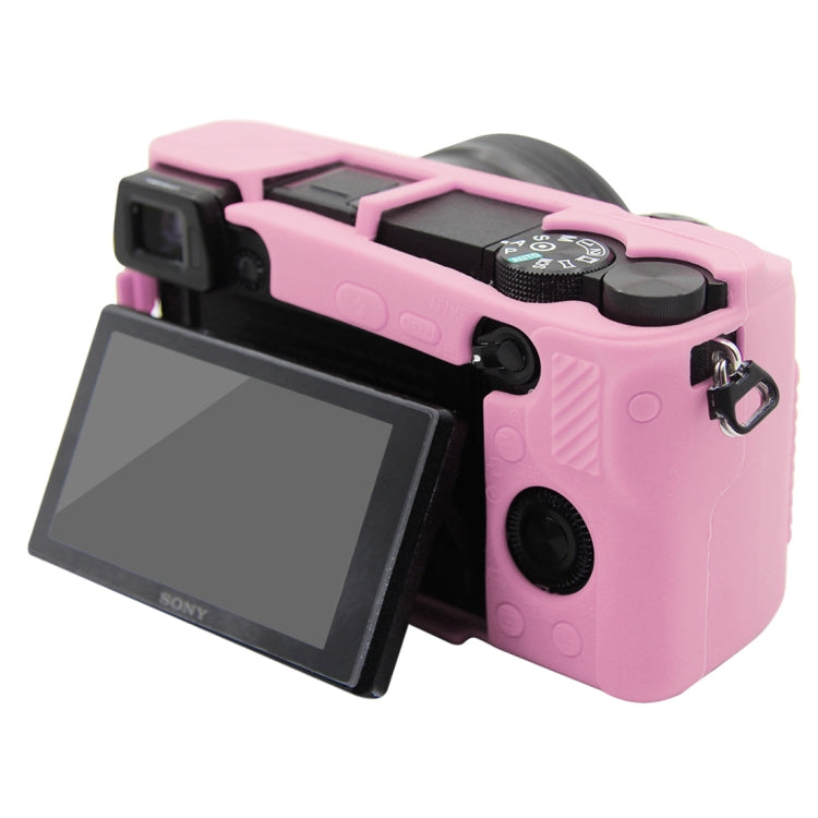 PULUZ Soft Silicone Protective Case for Sony ILCE-6300 / A6400(Pink) by PULUZ